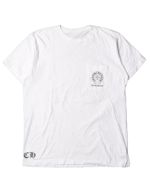 NYC Horse Shoe T-SHirt-- Ribbed Striped Patterned