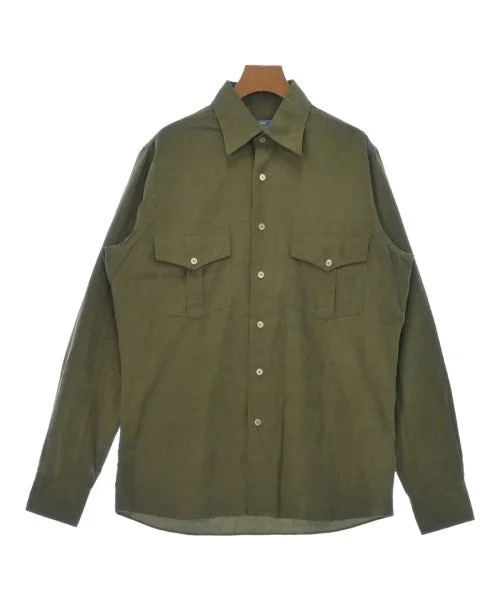 ALESSANDRO GHERARDI Casual shirts-- Hooded Caped Shawl Collar