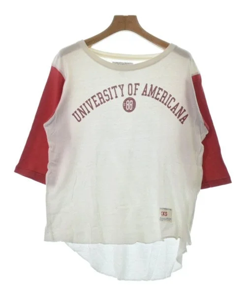 Americana Tee Shirts/Tops-- Asymmetrical Pockets Print