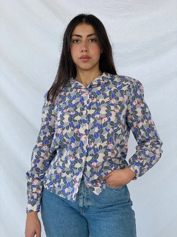 Vintage Country Sophisticates Shirt-- Plaid T-Shirt Polka Dot Checkered