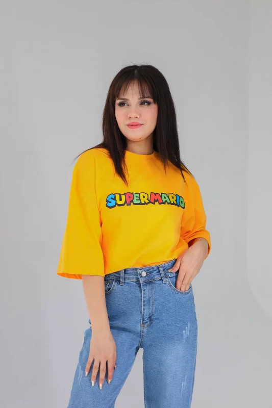 T shirt 1070012-- Collared T-Shirt Boat Neck A-Line