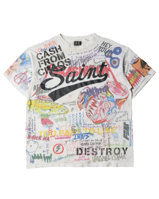 Murakami T-Shirt-- Fitted T-Shirt Seamless Stretchy
