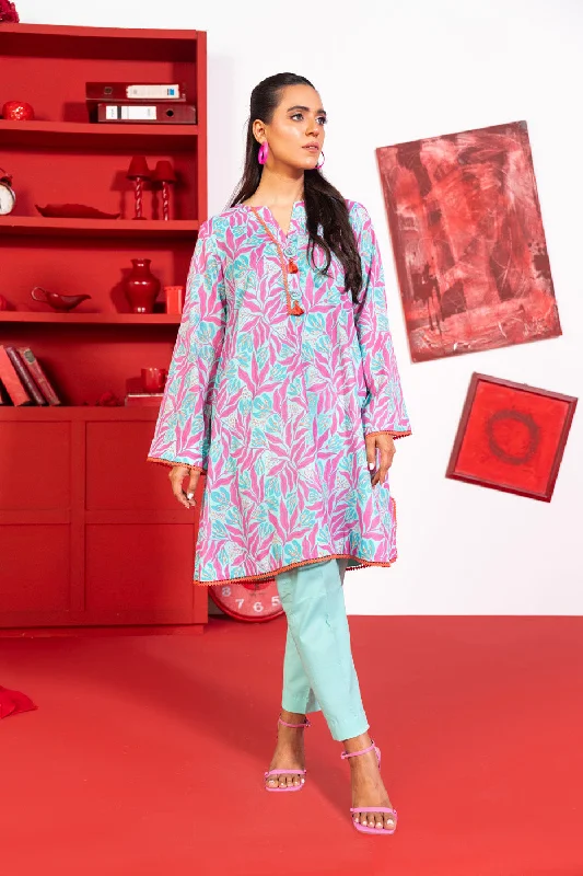 1 Pc Printed Lawn Shirt-- Anti-Shrink Durable Soft
