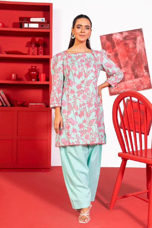 1 Pc Printed Lawn Shirt-- Wool Fabric Cashmere Fabric Tweed Fabric