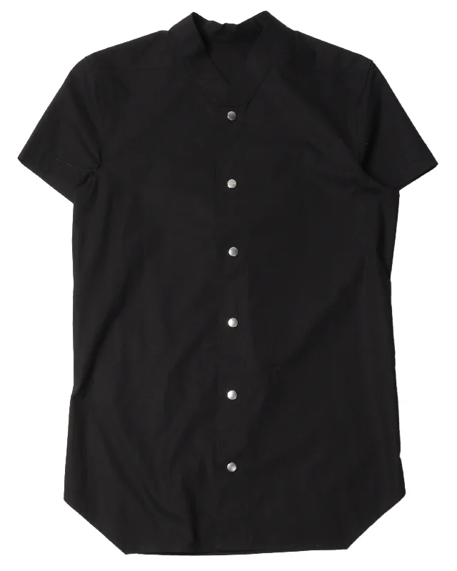 SS21 "PHLEGETHON" Golf Shirt-- Cotton Fabric Linen Fabric Terry Fabric