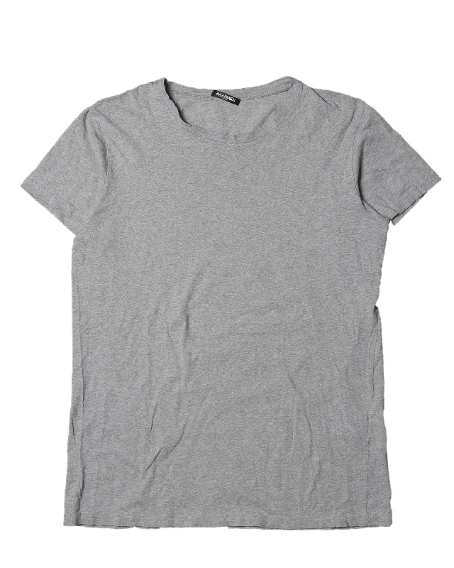 Blank T-Shirt-- Hooded Caped Shawl Collar
