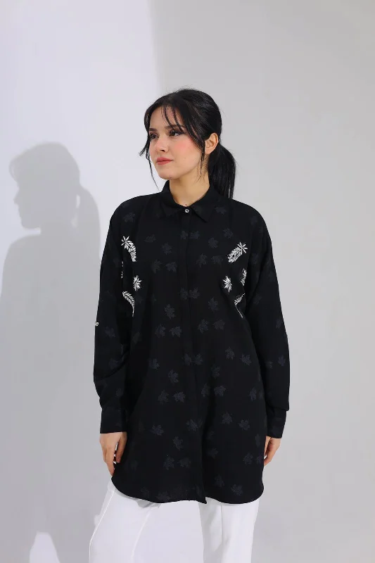 Shirt S 2524-- Silk Blend Satin Velvet
