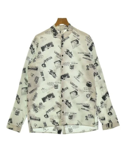 AMBUSH Casual shirts-- V-Neck T-Shirt Long Sleeve Cotton