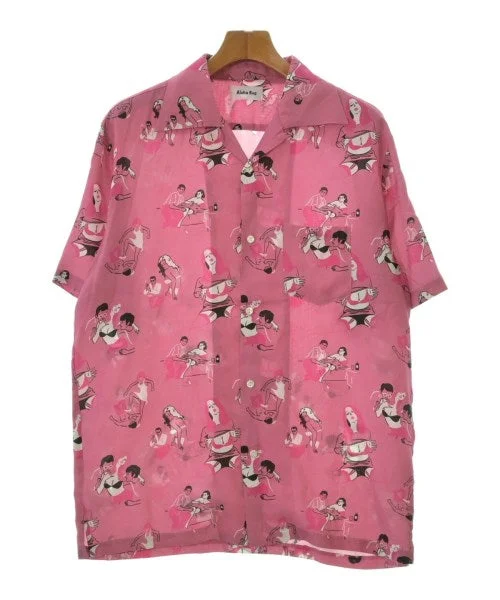 ALOHA RUG Casual shirts-- Collared T-Shirt Boat Neck A-Line
