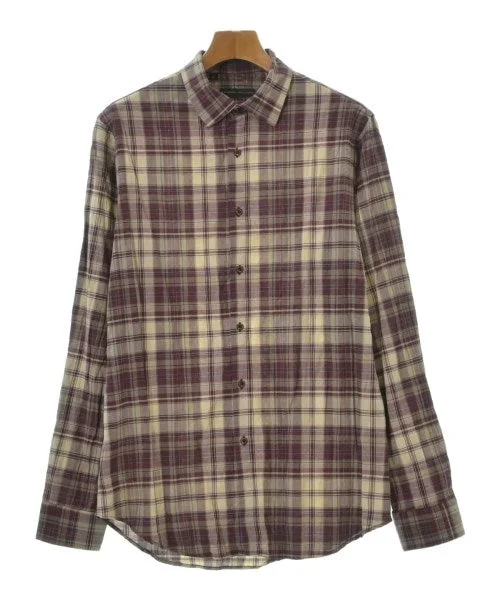 ALESSANDRO DELL'ACQUA Casual shirts-- Terry Blend Velvet Blend Canvas Blend