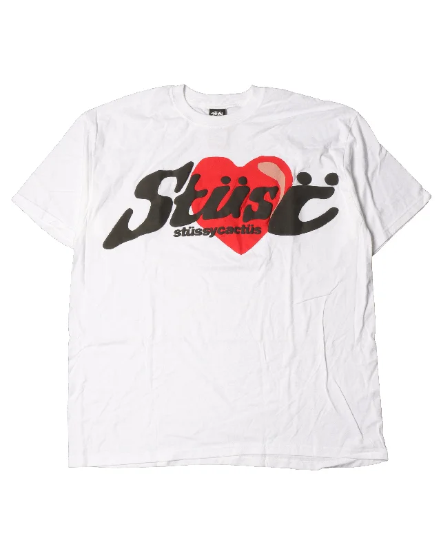 Stussy T-Shirt-- Boxy Fit Fitted Loose