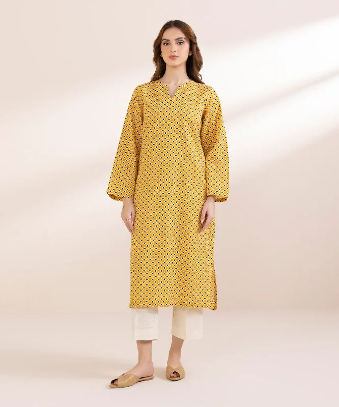 Printed Light Khaddar Shirt-- Rayon Fabric Velvet Fabric Corduroy Fabric