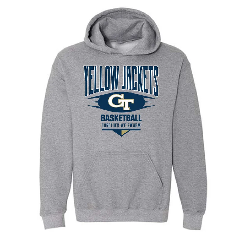 Georgia Tech - NCAA Women's Basketball : Gabbie Grooms - Classic Shersey Hooded Sweatshirt Hoodie with Lining Warm Insulated
