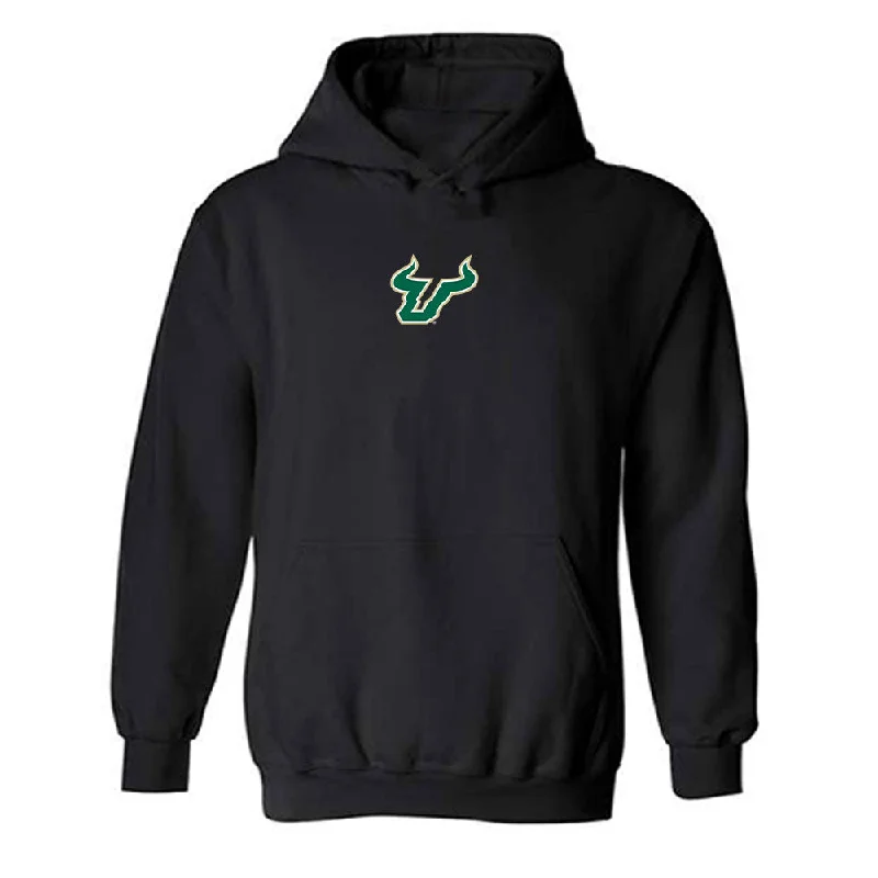 USF - NCAA Women's Basketball : Sammie Puisis - Classic Fashion Shersey Hooded Sweatshirt Hoodie with Color Block Contrast Stylish