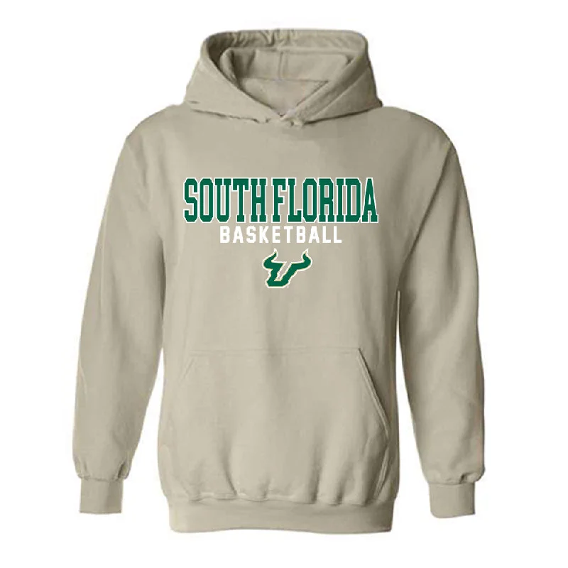 USF - NCAA Women's Basketball : Sammie Puisis - Classic Shersey Hooded Sweatshirt Hoodie with Fur Luxurious Winter