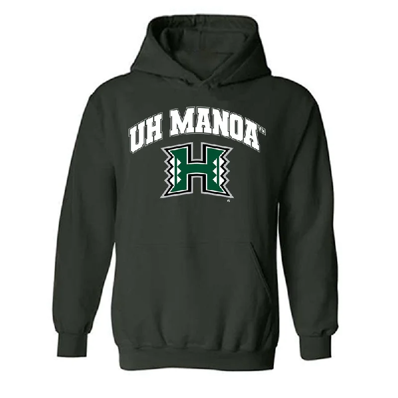 Hawaii - NCAA Women's Basketball : Brooklyn Rewers - Classic Shersey Hooded Sweatshirt Graphic Hoodie Design Print