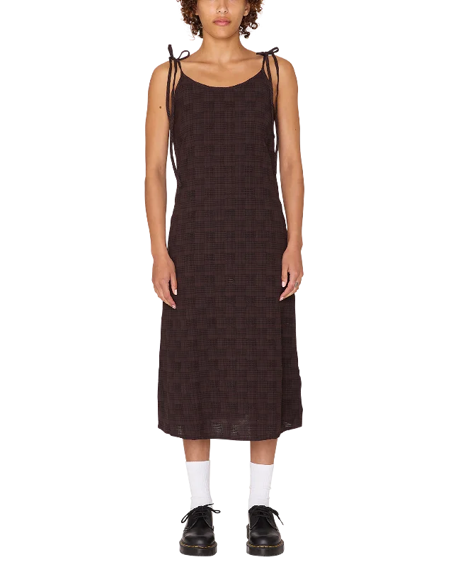 VIVIAN PLAID DRESS Tunics Leisure comfortable