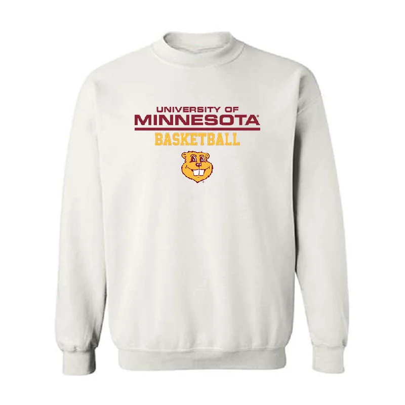 Minnesota - NCAA Women's Basketball : Sophia Hart - Classic Fashion Shersey Crewneck Sweatshirt Hoodie with Mock Neck Collared Structured