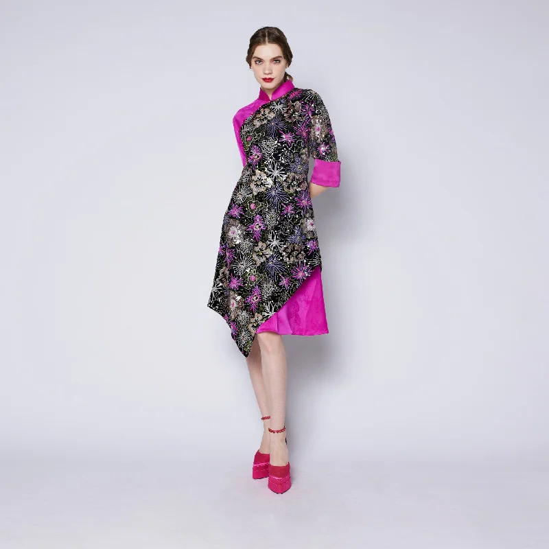 Meng Yao Velvet Dress Tunics Modern contemporary