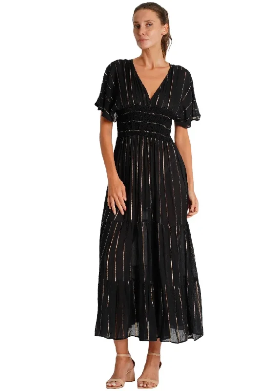 Maxi Cruise Dress Crew Neckline Sporty