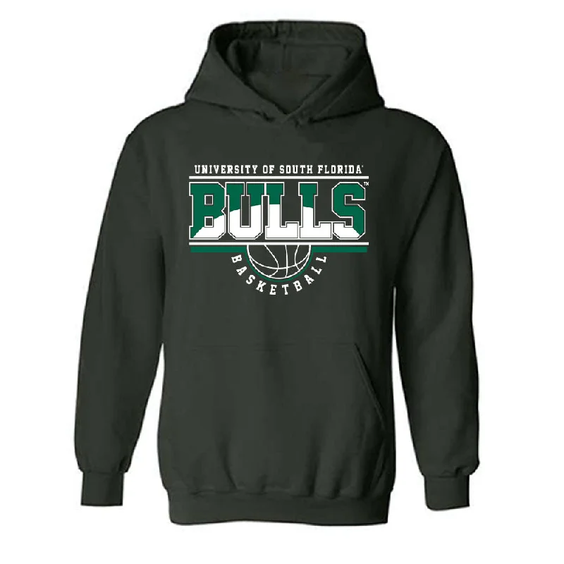 USF - NCAA Women's Basketball : Sammie Puisis - Classic Shersey Hooded Sweatshirt Hoodie with Lining Warm Insulated