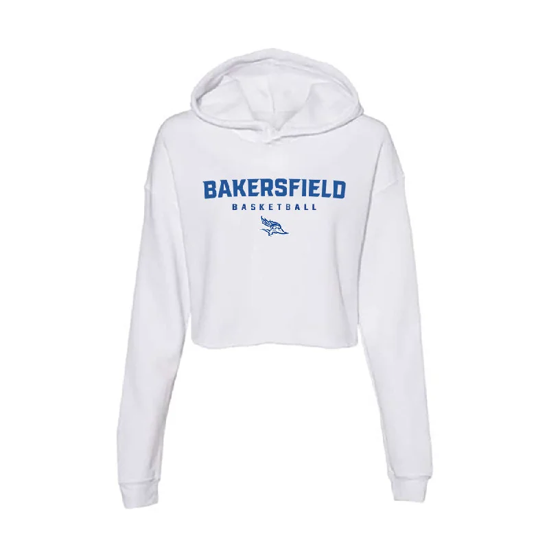 CSU Bakersfield - NCAA Women's Basketball : Melissa Secchiaroli - Women's Crop Fleece Hoodie Hoodie Dress Longline Feminine