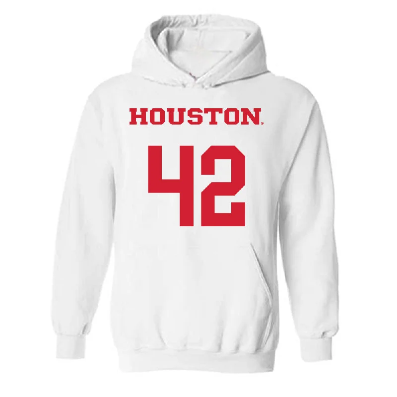 Houston - NCAA Women's Basketball : Peyton McFarland - Classic Shersey Hooded Sweatshirt Hoodie with Pastel Soft Subtle