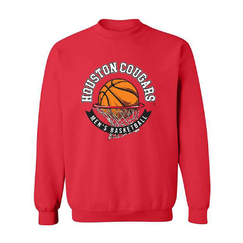 Houston - NCAA Women's Basketball : Peyton McFarland - Sports Shersey Crewneck Sweatshirt Hoodie with Metallic Shiny Futuristic