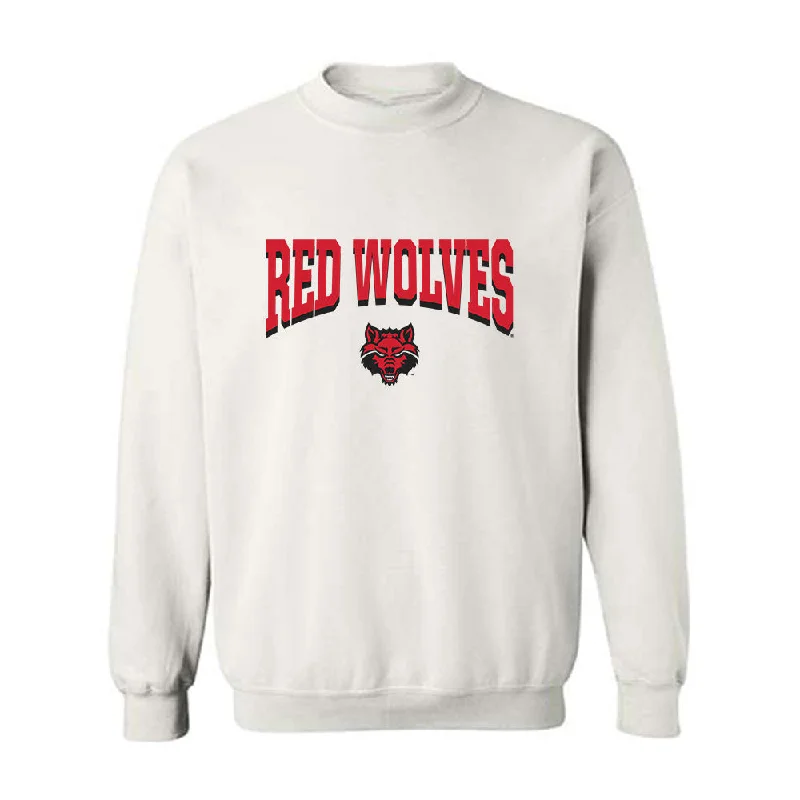 Arkansas State - NCAA Women's Basketball : Annaliese Griffin - Classic Shersey Crewneck Sweatshirt Hoodie with Frayed Bohemian Relaxed