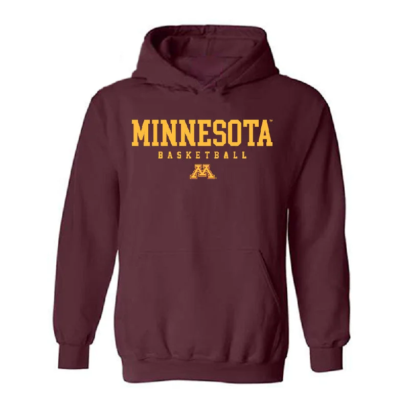 Minnesota - NCAA Women's Basketball : Sophia Hart - Classic Shersey Hooded Sweatshirt Hoodie with Rolled Sleeves Casual Relaxed