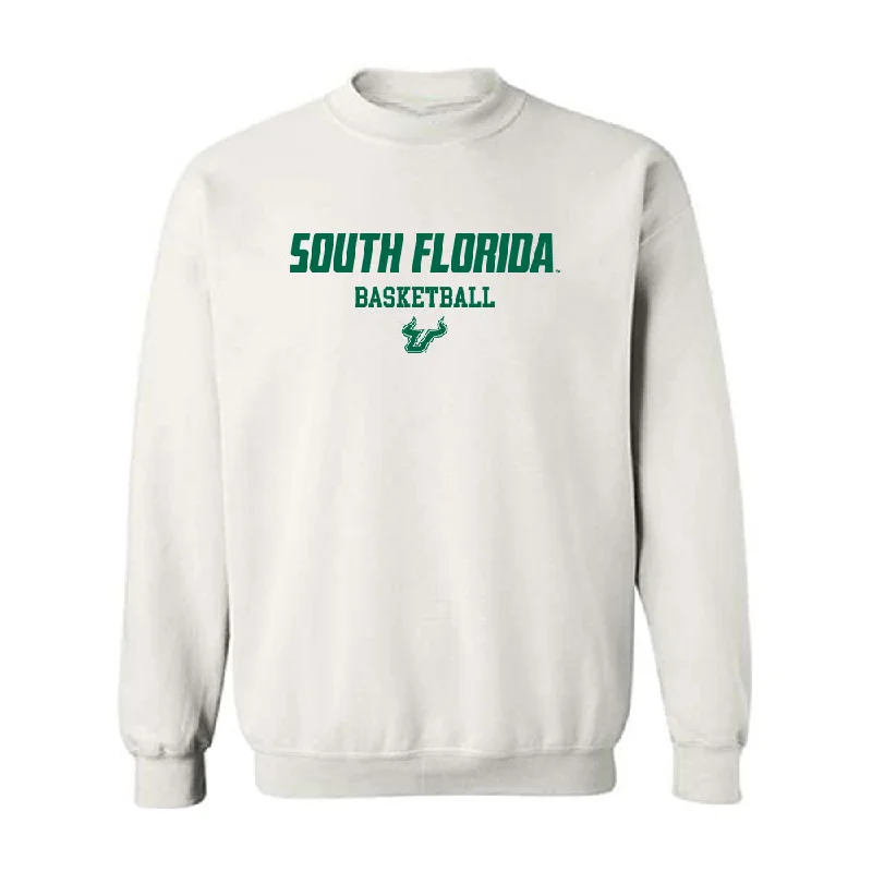 USF - NCAA Women's Basketball : Sammie Puisis - Classic Shersey Crewneck Sweatshirt Hoodie with Stripes Bold Sporty