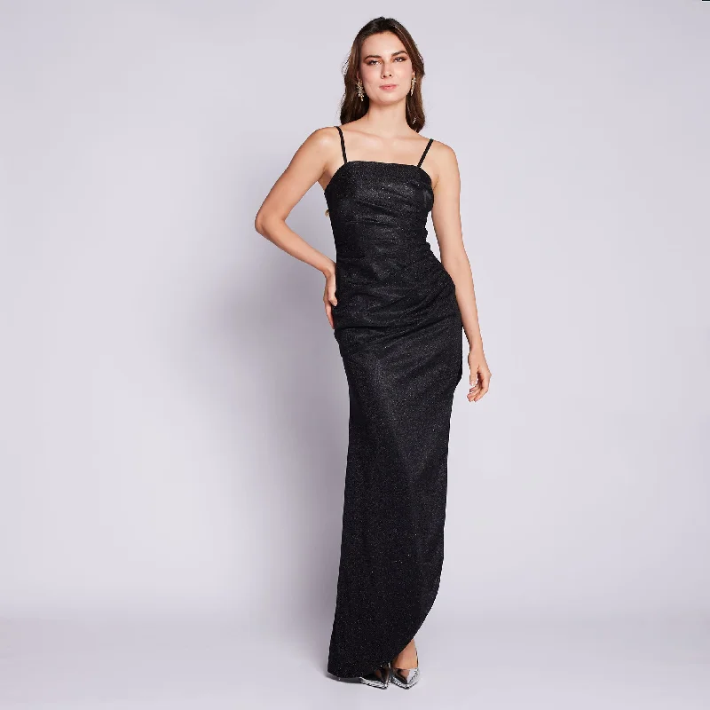 Bonne Glittering Dress Tunics Yoga stretchy