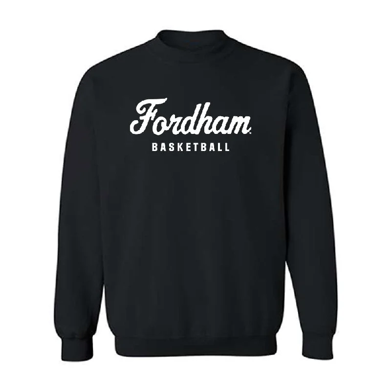 Fordham - NCAA Women's Basketball : Miya Giles - Jones - Classic Shersey Crewneck Sweatshirt Hoodie with Ribbed Cuffs Snug Fit Comfort