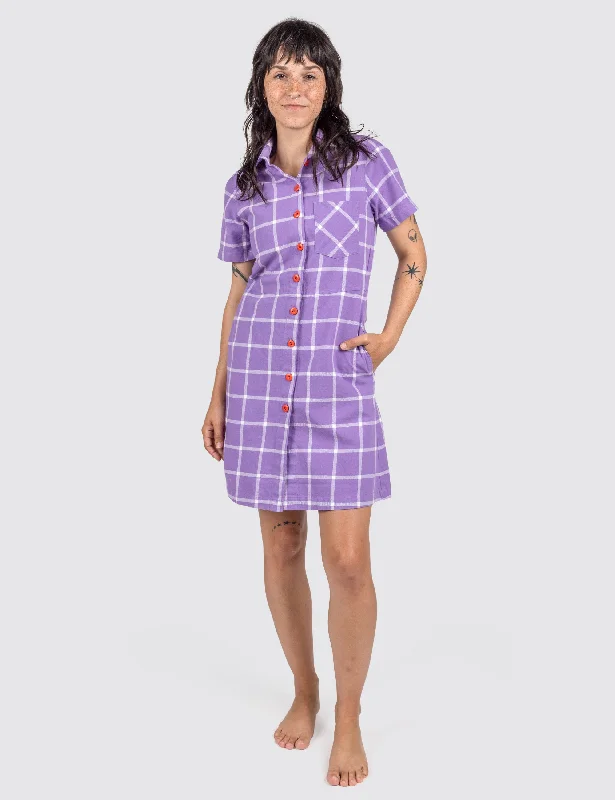 Majesty Grid Diner Dress Tunics Polka dots