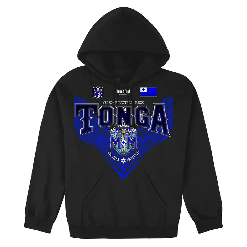 Tonga 676 V League_Gildan Hoodie ROYALTY Hoodie with Zipper Placket Modern Functional