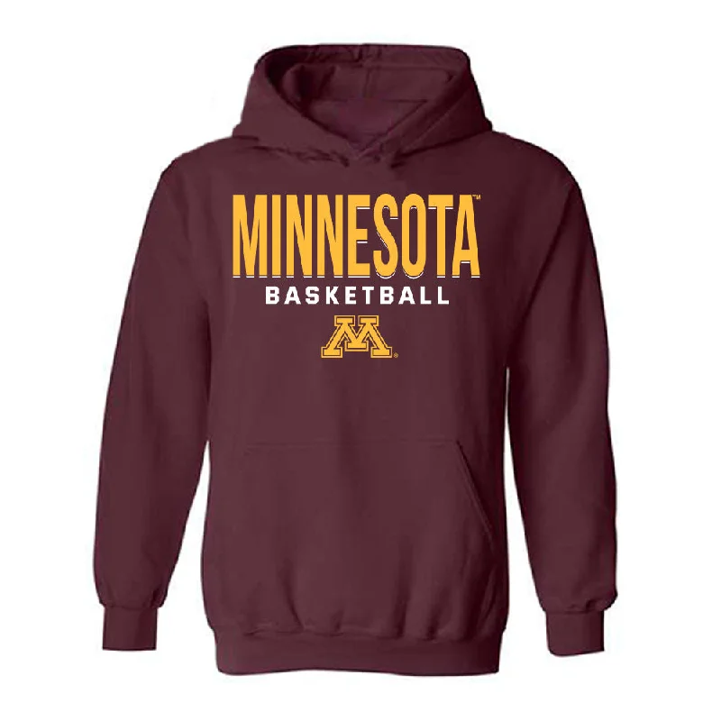 Minnesota - NCAA Women's Basketball : Sophia Hart - Classic Shersey Hooded Sweatshirt Hoodie with Drop Shoulder Relaxed Streetwear