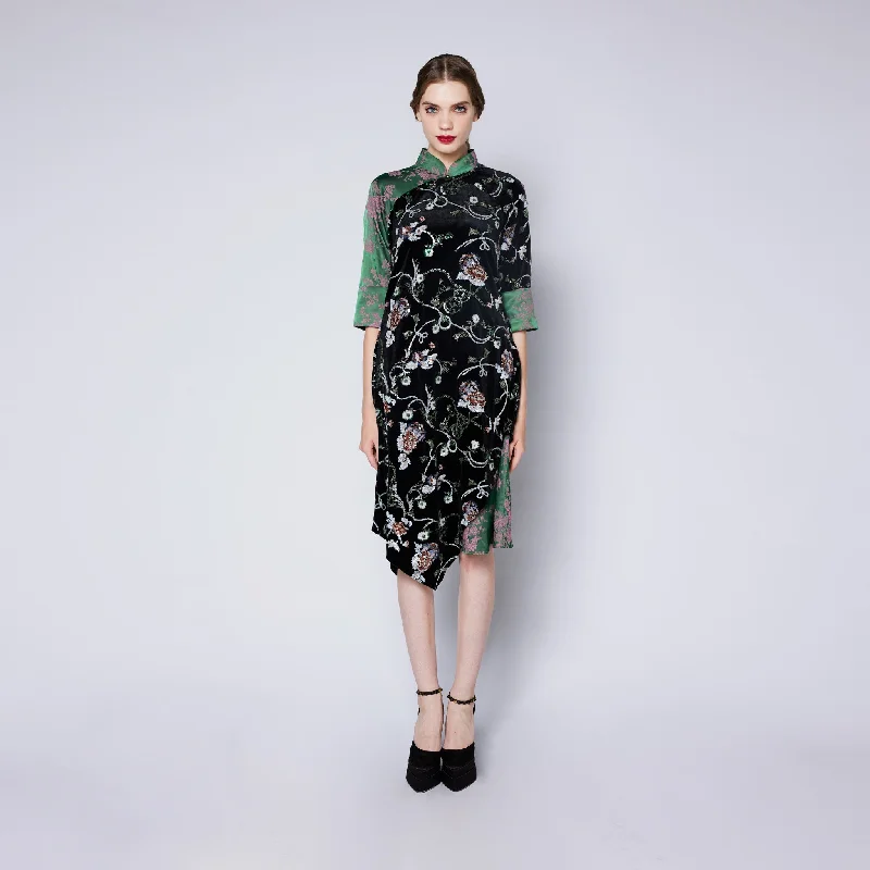 Meng Yao Velvet Dress Tunics Trousers formal