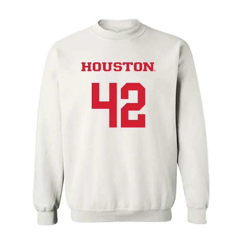 Houston - NCAA Women's Basketball : Peyton McFarland - Classic Shersey Crewneck Sweatshirt Hoodie with Gradient Ombre Colorful