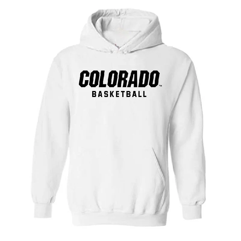 Colorado - NCAA Women's Basketball : Jade Masogayo - Hooded Sweatshirt Hoodie with Drop Shoulder Relaxed Streetwear