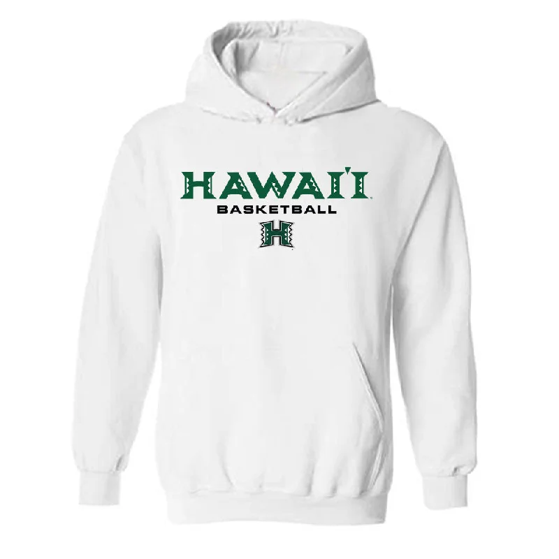 Hawaii - NCAA Women's Basketball : Brooklyn Rewers - Hooded Sweatshirt Hoodie with Hem Patch Decorative Personalized