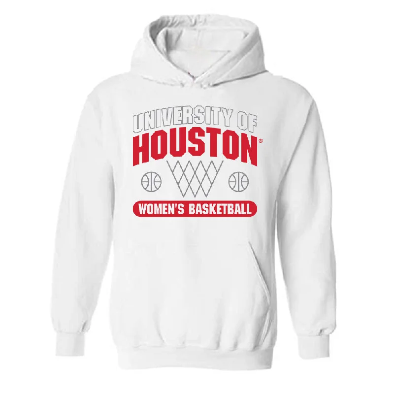 Houston - NCAA Women's Basketball : Peyton McFarland - Sports Shersey Hooded Sweatshirt Hoodie with Illustration Artistic Creative