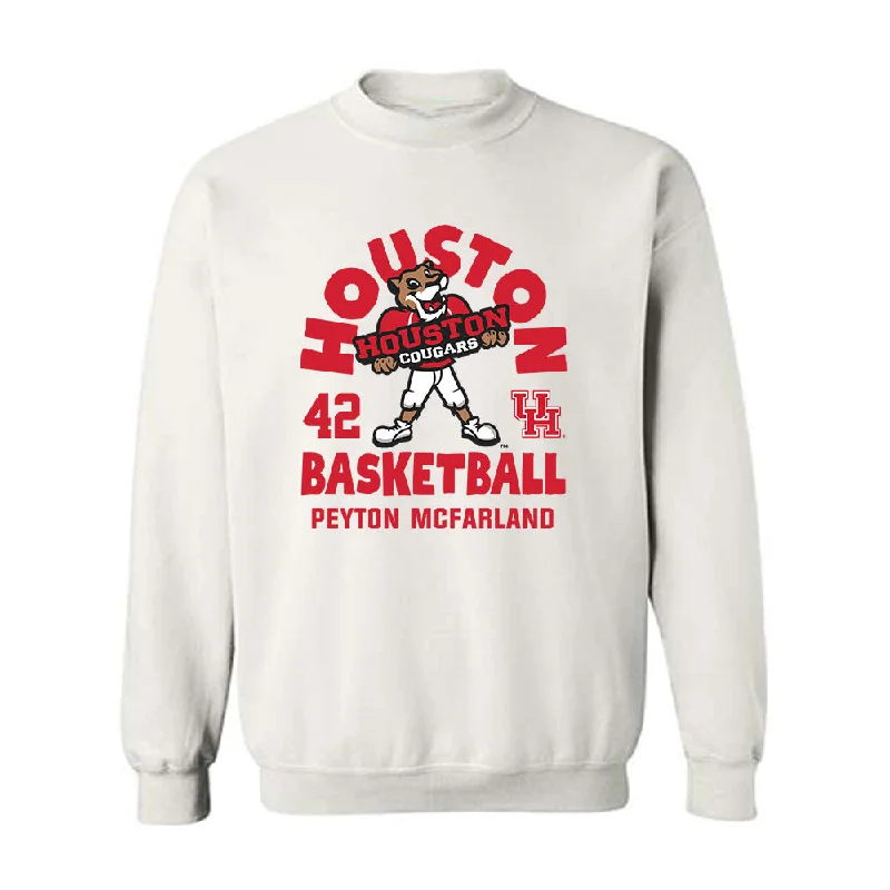 Houston - NCAA Women's Basketball : Peyton McFarland - Fashion Shersey Crewneck Sweatshirt Hoodie with Camouflage Military Edgy