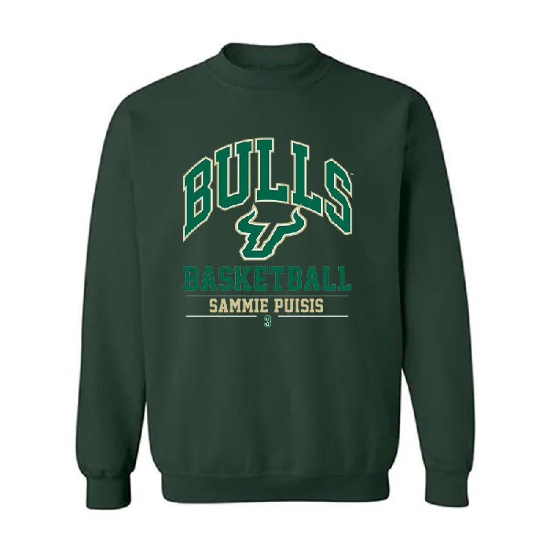 USF - NCAA Women's Basketball : Sammie Puisis - Classic Fashion Shersey Crewneck Sweatshirt Hoodie with Illustration Artistic Creative