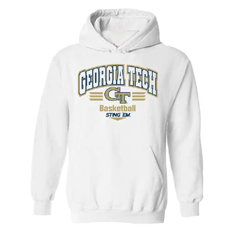 Georgia Tech - NCAA Women's Basketball : Ines Noguero - Classic Shersey Hooded Sweatshirt Graphic Hoodie Design Print