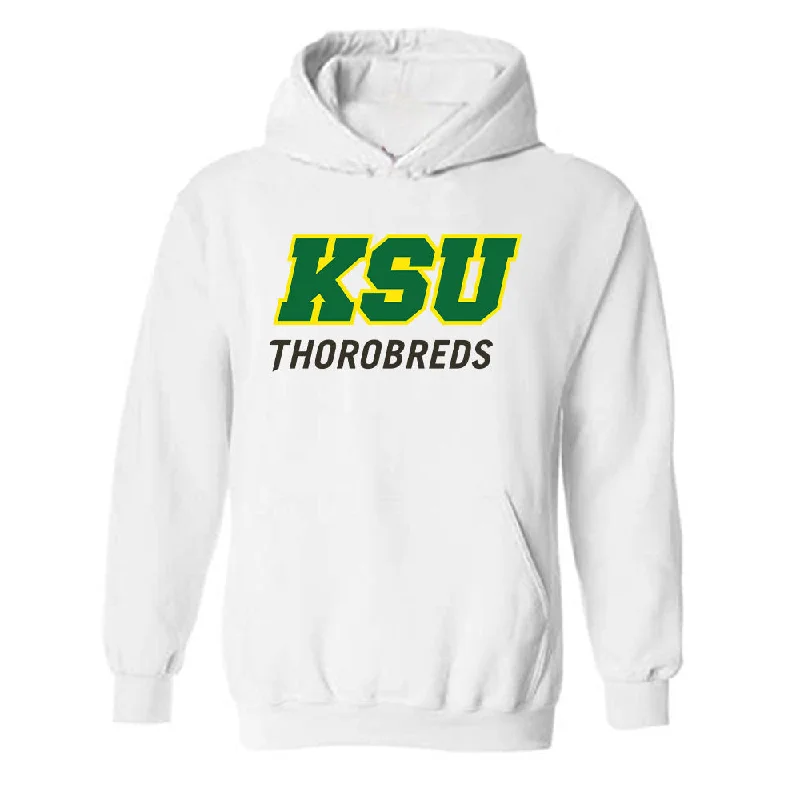 KYSU - NCAA Women's Basketball : Rhianna Williams - Classic Shersey Hooded Sweatshirt Hoodie with Typography Text Message