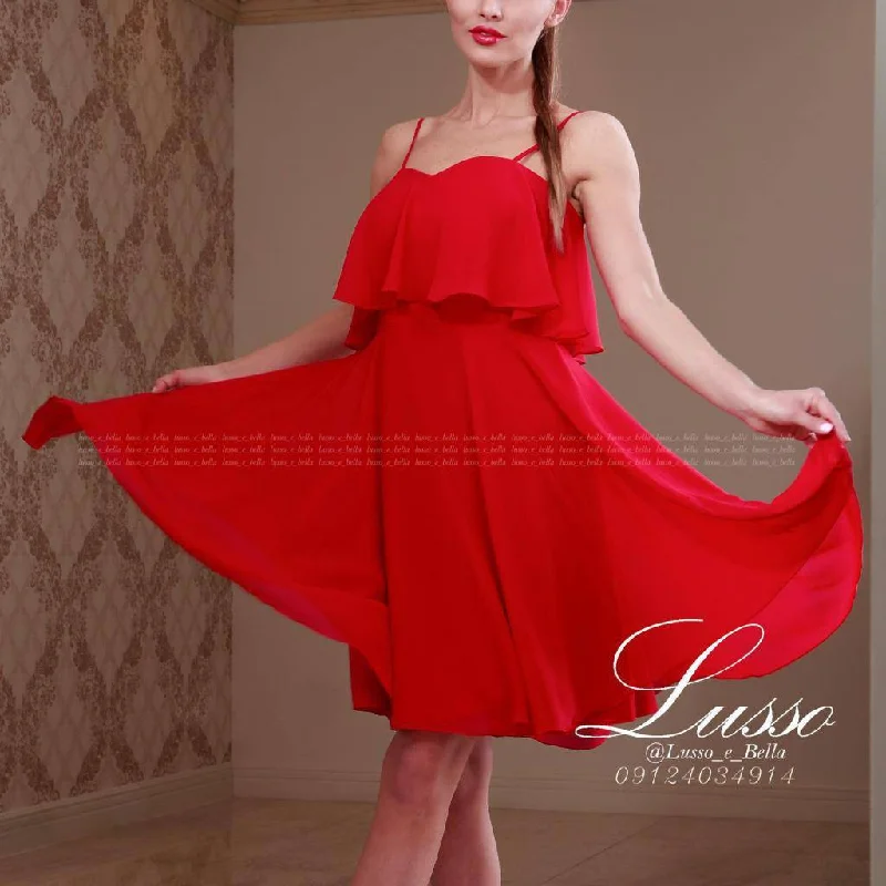 Athena spaghetti strap dress Tunics Practical easy-care
