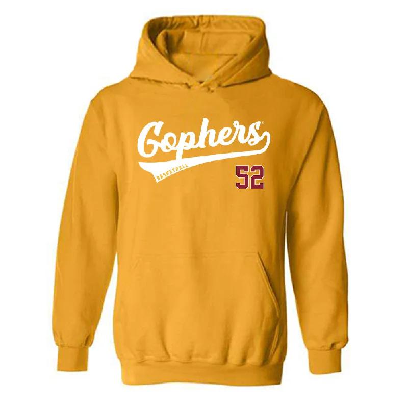 Minnesota - NCAA Women's Basketball : Sophia Hart - Classic Shersey Hooded Sweatshirt Hoodie with Elastic Cuffs Stretchable Comfortable