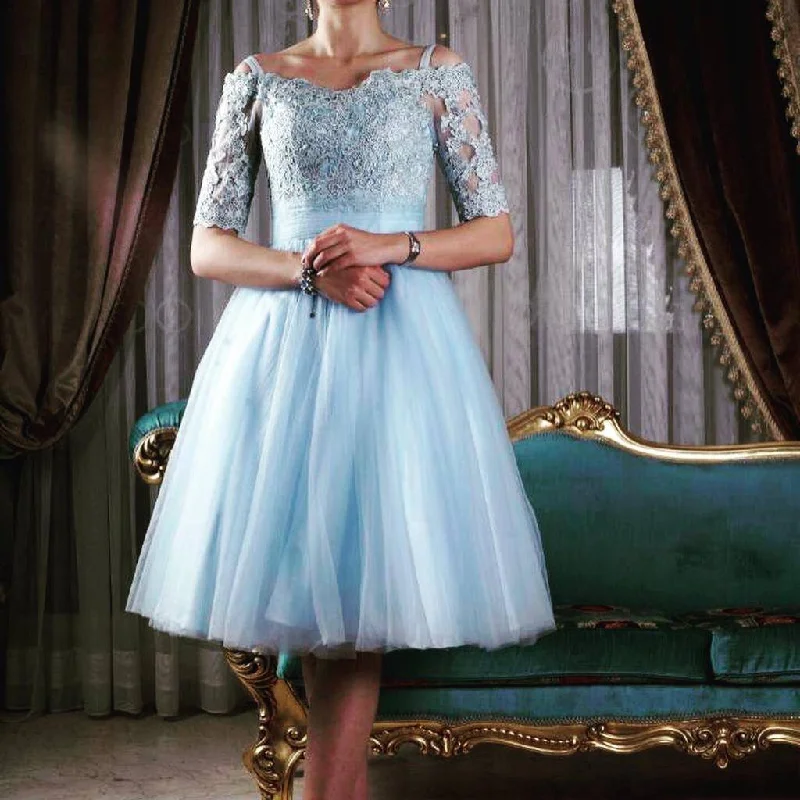 Natalie Floral Tulle prom dress Tunics Fashionable chic