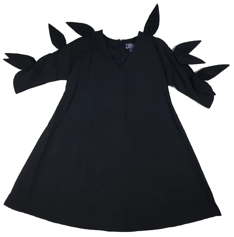 Kipp Tie Dress - Black Elegant Long Evening