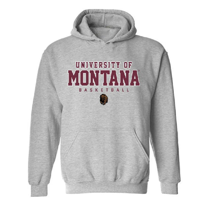 Montana - NCAA Women's Basketball : Alex Pirog - Classic Shersey Hooded Sweatshirt Hoodie with Rolled Sleeves Casual Relaxed